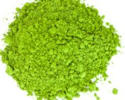 Matcha green tea and healthy skin