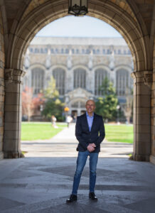 Peter Sabbagh Think Matcha founder at University of Michigan Law Quad Ann Arbor Michigan