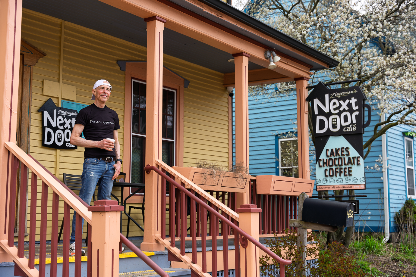Peter Sabbagh founder of Think Matcha at Zingerman's Next Door Ann Arbor Michigan